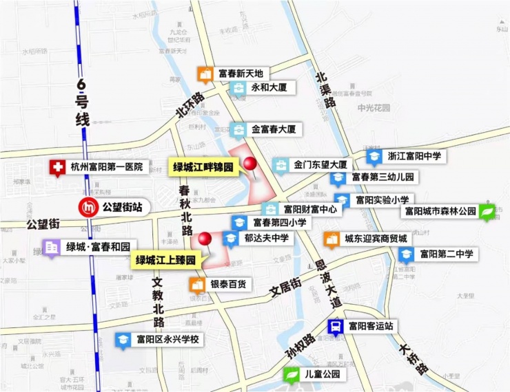 绿城江畔锦园配套图