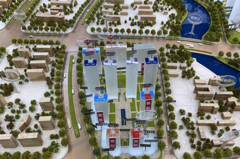 绿城江畔锦园沙盘图