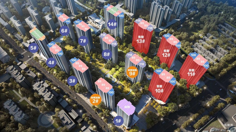 华发荟天府项目现场