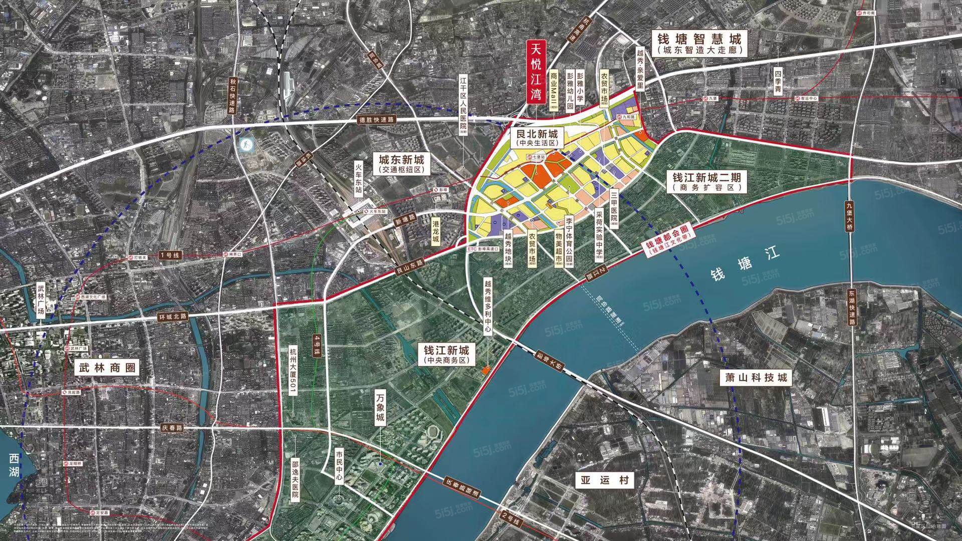 天悦江湾区位图