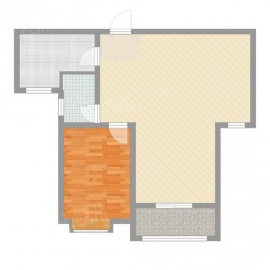 上海滨河公馆1室1厅1卫