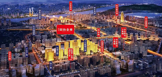 滨江同协金座区位图