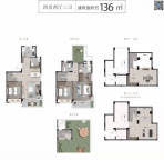 4室2厅3卫户型图