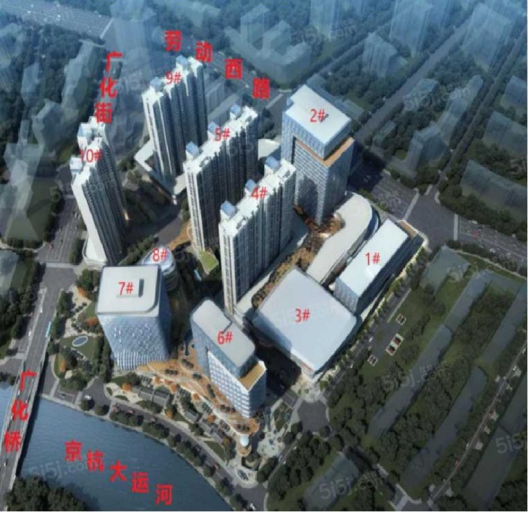 运河一号-华为沙盘图