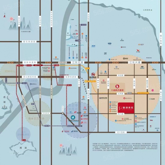 三迪雅颂美筑区位图