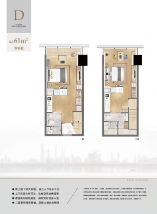 2室2厅2卫户型详情