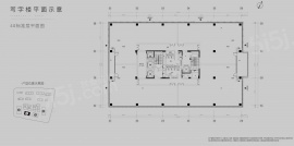 1室1厅1卫户型图