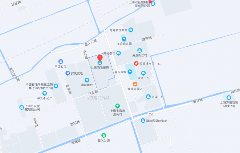 世贸海滨馨苑沙盘图