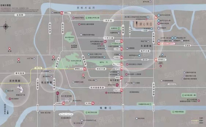 湖沁宸园区位图