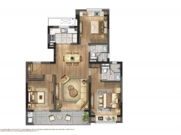 华润悦景湾3室2厅2卫