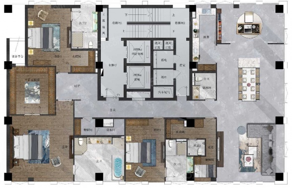 5室2厅4卫户型详情