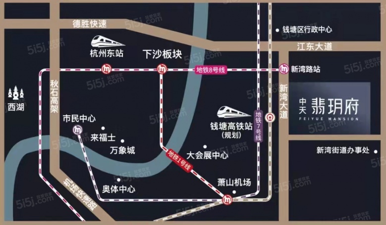 中天翡玥府区位图