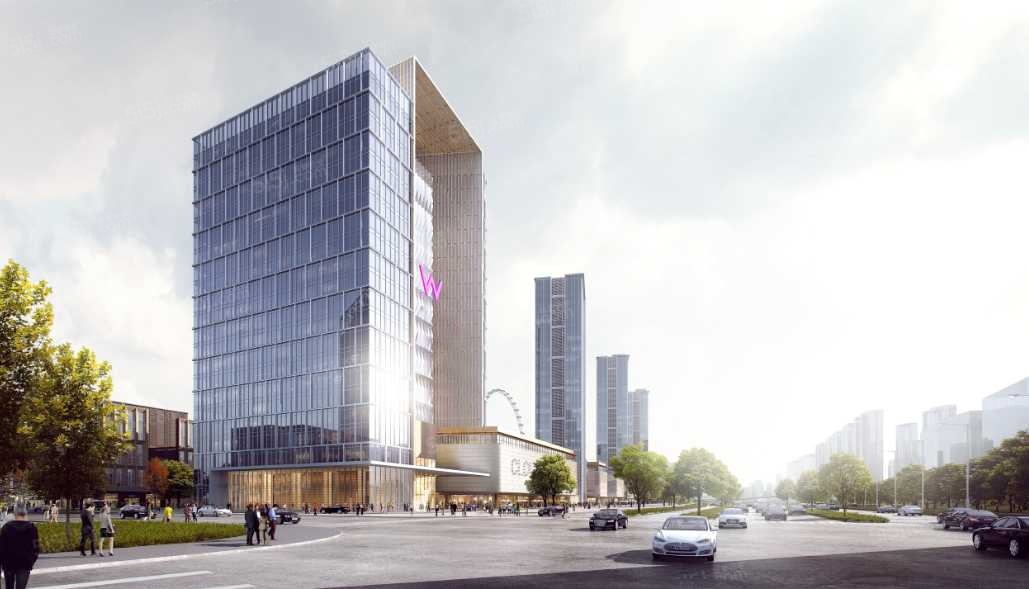 华侨城欢乐滨江广场效果图