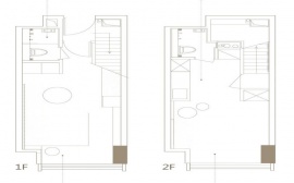 2室2卫户型图