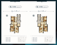2室2厅2卫户型图