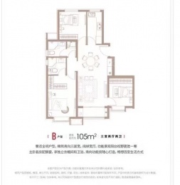 3室2厅2卫户型图