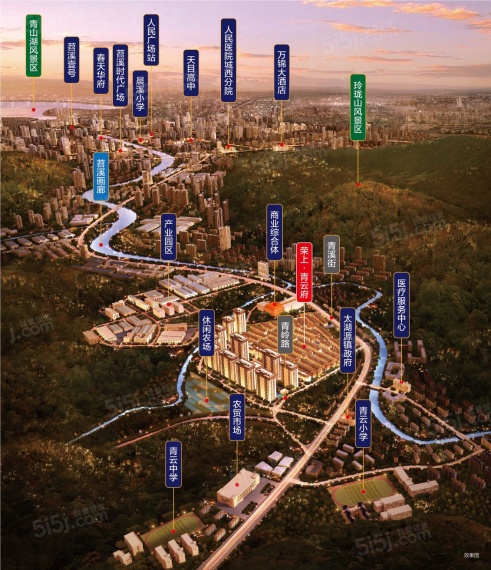 荣上青云府配套图