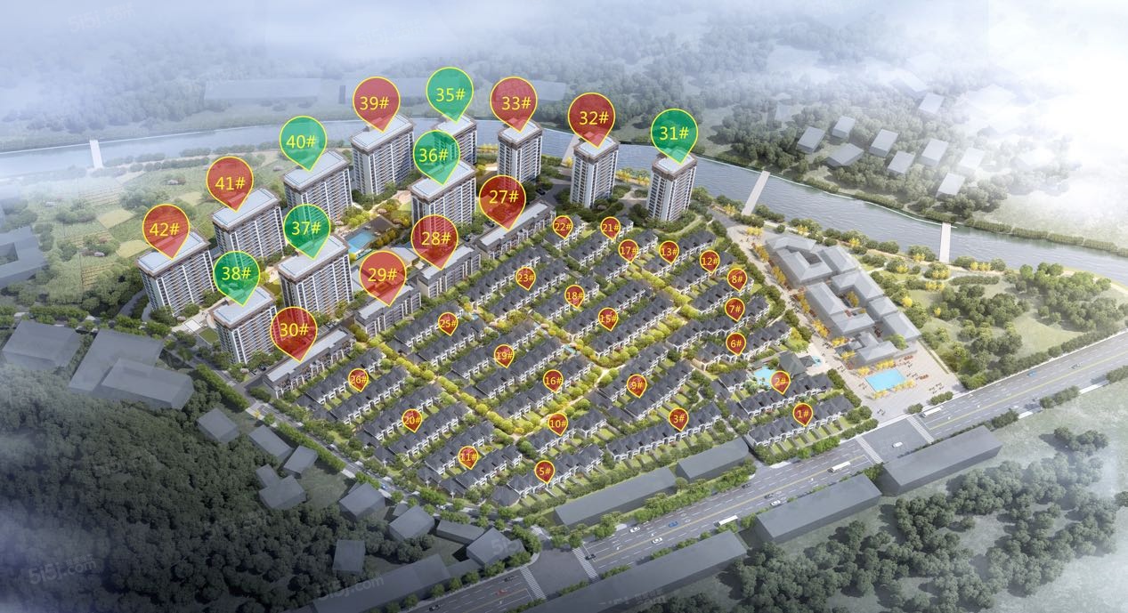 荣上青云府区位图