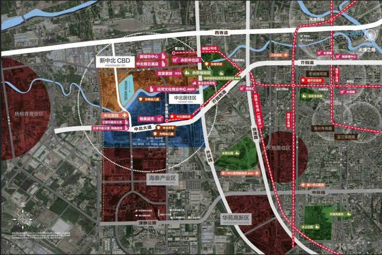 万科翡翠嘉和区位图