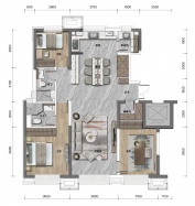 万科翡翠嘉和3室2厅2卫