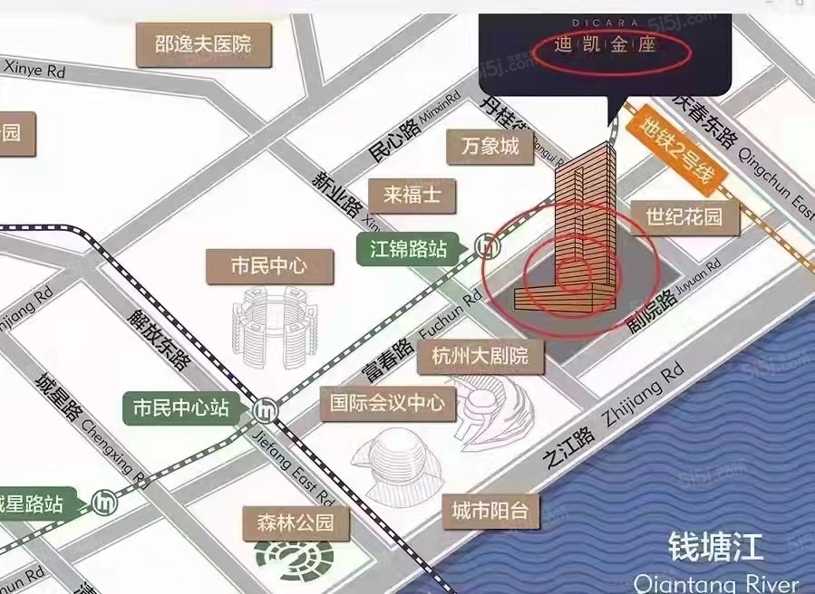 迪凯金座区位图