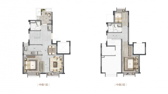 2室2厅2卫户型详情