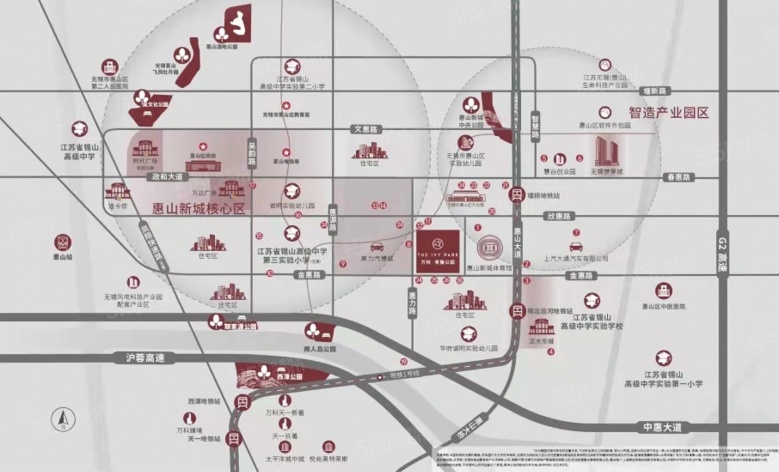 万科青藤公园区位图