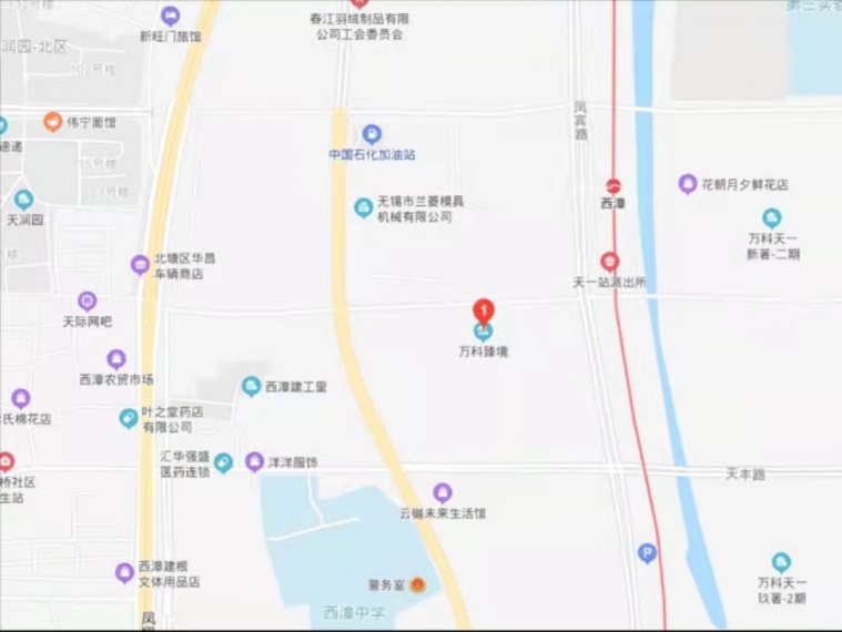 万科臻境区位图