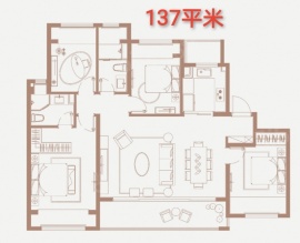 4室2厅2卫户型图
