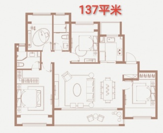 金科璀璨平江如苑4室2厅2卫