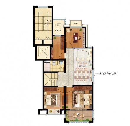 4室3厅3卫户型详情