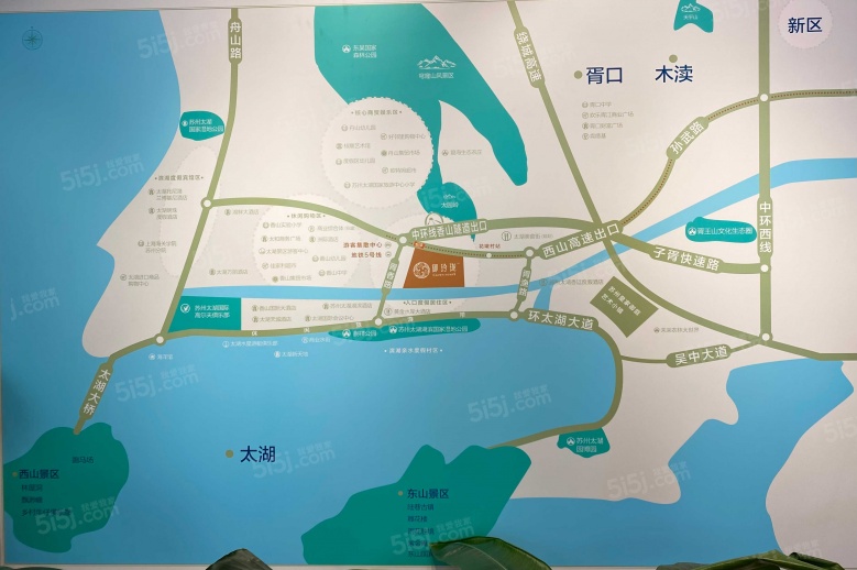 太湖御玲珑区位图