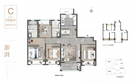 4室2厅2卫户型图