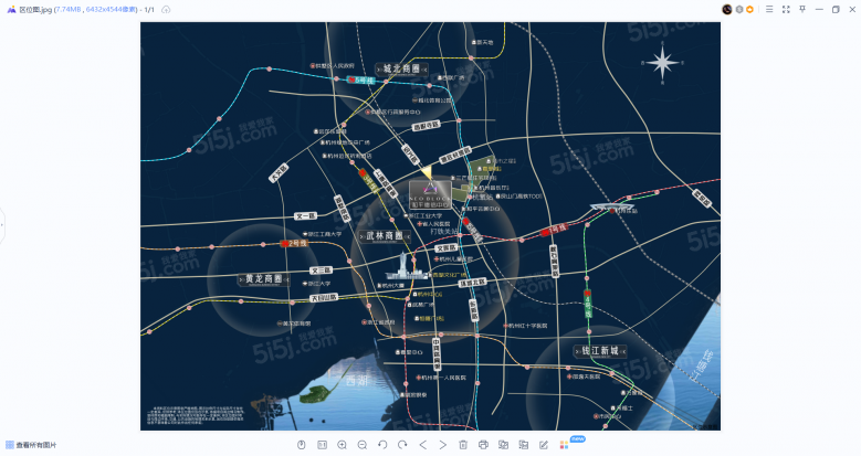和平德信中心区位图