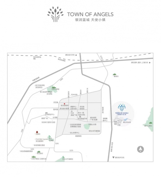 银润蓝城天使小镇区位图