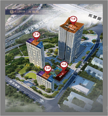 江岸嘉院沙盘图