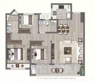 建发和著3室2厅2卫