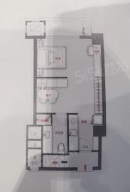 融寓99公寓1室1厅1卫