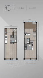 绿城西溪深蓝2室2厅2卫