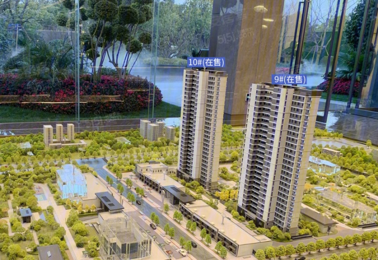 滨江龙湖翡翠上城沙盘图