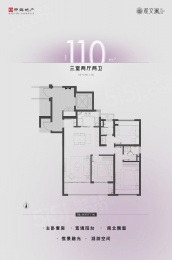 3室2厅2卫户型图