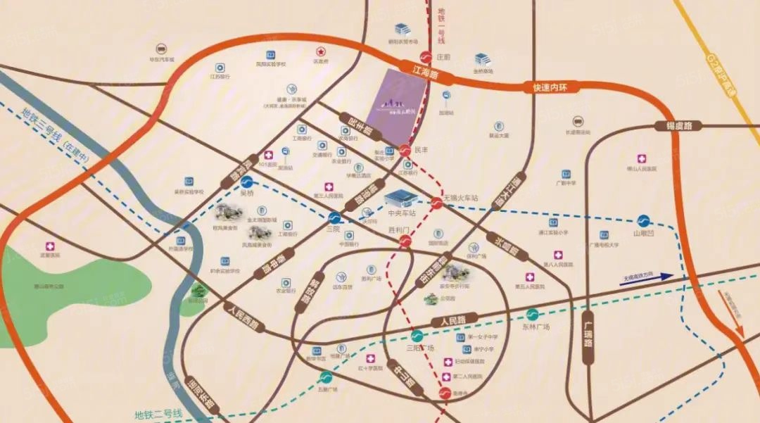 吉宝凌云峰阁（商业）区位图