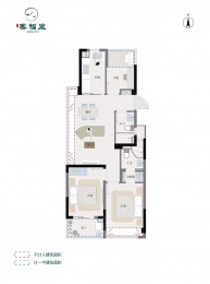 3室2厅2卫户型图