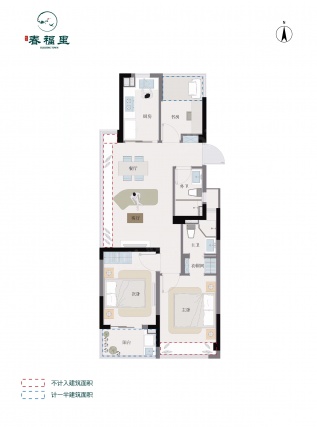 3室2厅2卫户型详情