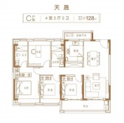 香江翡翠天辰4室2厅2卫
