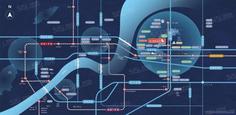 湖悦岚湾区位图