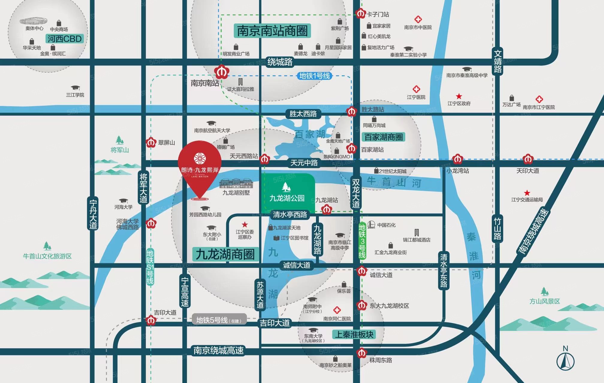 朗诗九龙熙岸配套图