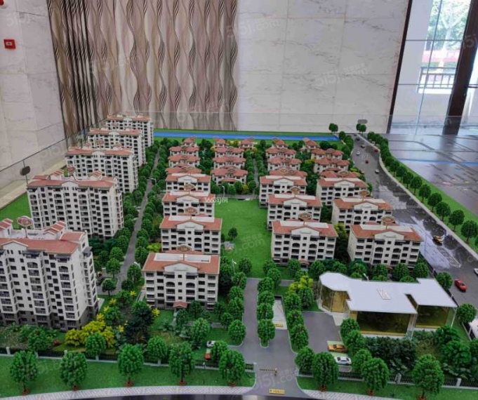 朗诗九龙熙岸沙盘图