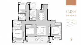 4室2厅2卫户型图