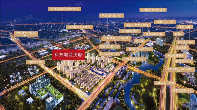 科技城金茂府区位图
